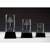 Kristallglas 3D-Billard 8,5 cm