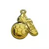 FUSSBALL Zamak-Medaille Gold