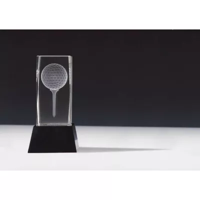 Kristallglas 3D-Golf